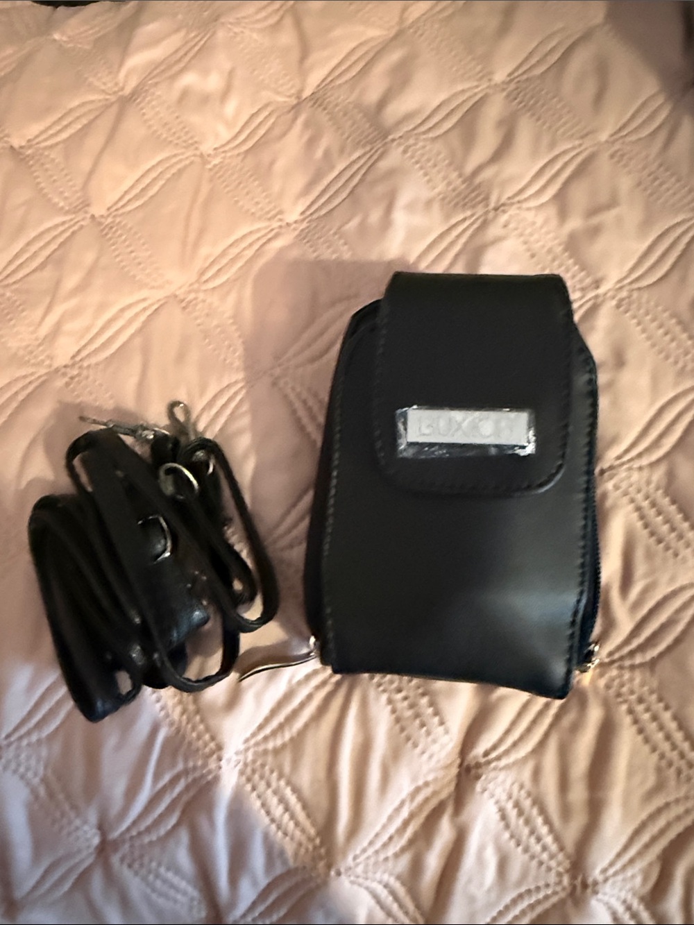 Buxton vintage Leatherette Phone Case with Strap